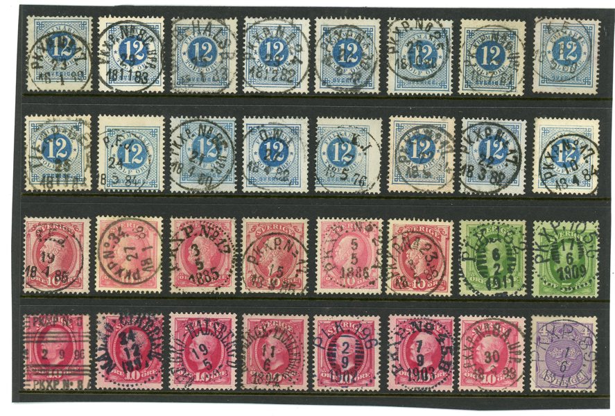 Järnvägspost: 32st vackra exemplar.