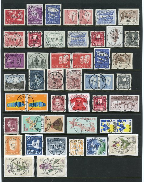 1950-80tal: lot lyx-stämmplade ex.