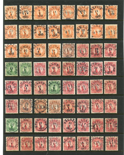 Medaljong: 64ex med mest lyx-stämplar.