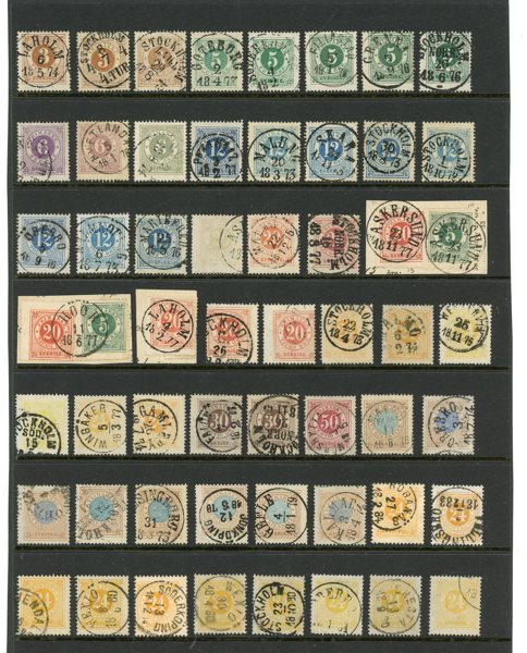 RINGTYP T14: fräsch lot med bla 6ex Riksdaler.