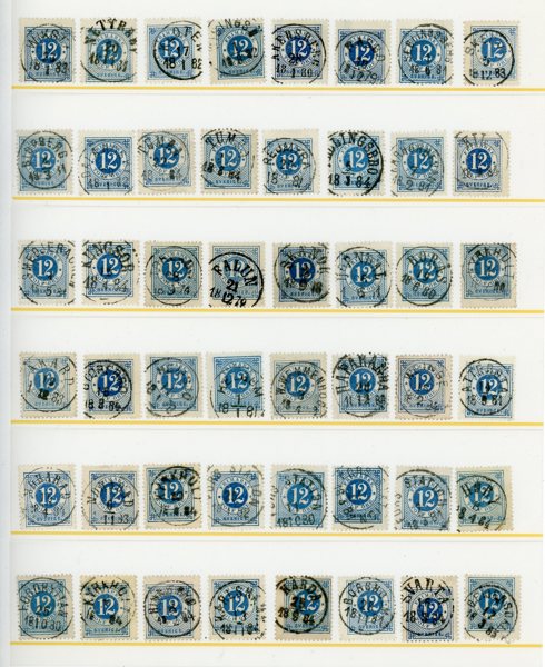 Visirpärm inkl vackra stämplar ca Ringtyp-1940tal.