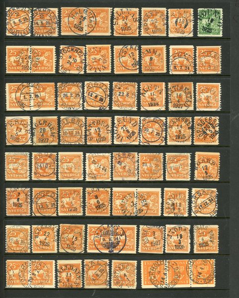 Visirpärm med bla många vackra stämplar.