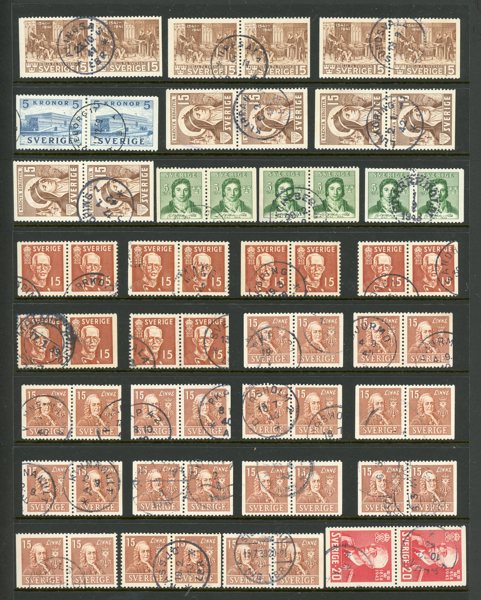 Visirpärm med bla BB/BC/CB-par, stämplar och Kuriosa.