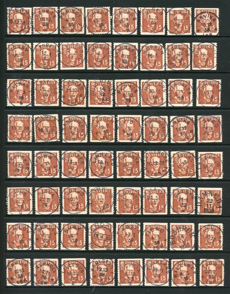 Visir-pärm med vackert stämplat material.