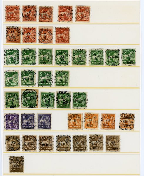 BAND: 102ex med prakt- och lyx stämplar.