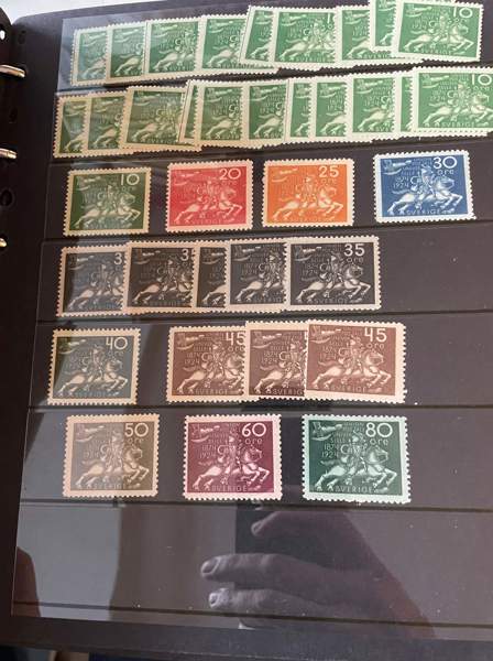 xx lagerpärm ca 1890-1950, mycket material.