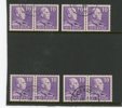 F269 BC/CB: fyra stämplade felfria ex.