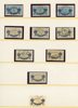 TJÄNSTE 14 och 13: samling i nyanser med mycket pr-lyx stämplar.