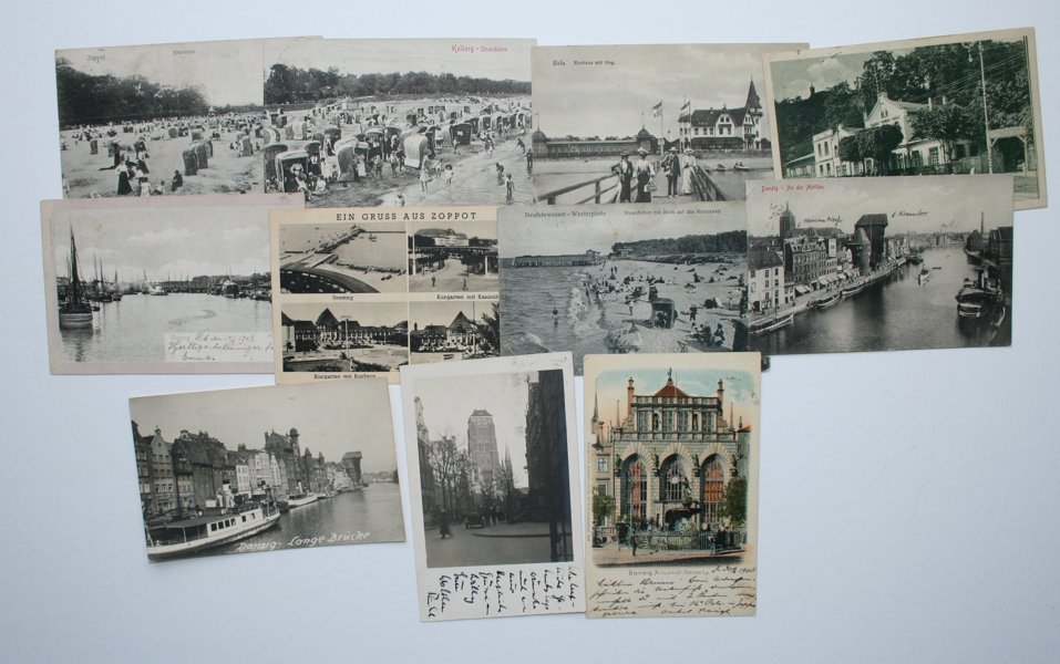 VYKORT: fd Tyska orter i Polen; samling ca 180st gamla.