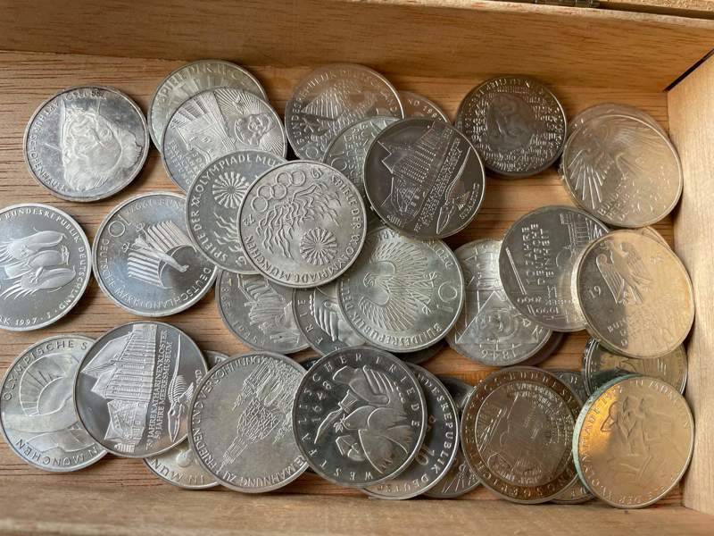 MYNT Bundespost: 29st Jubileums-mynt i silver.