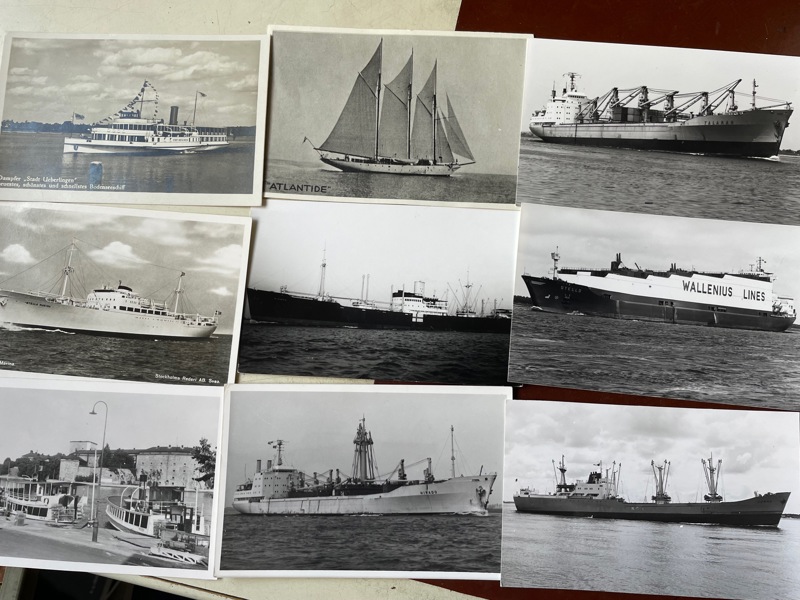 VYKORT/FOTO BÅTAR: ca 200st i det gamla formatet