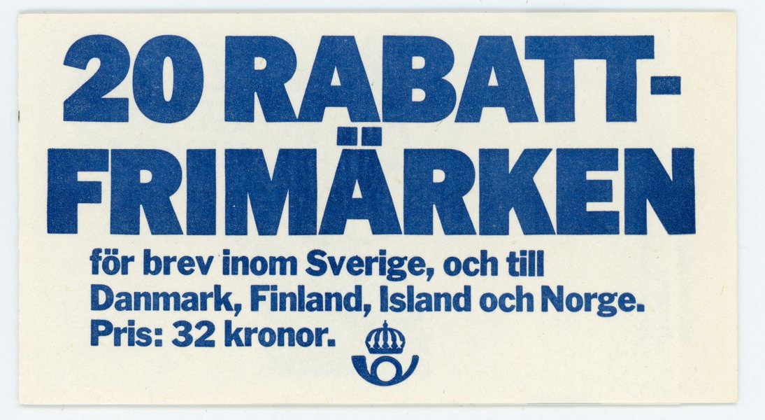 860st xx Rabattmärken Norden.