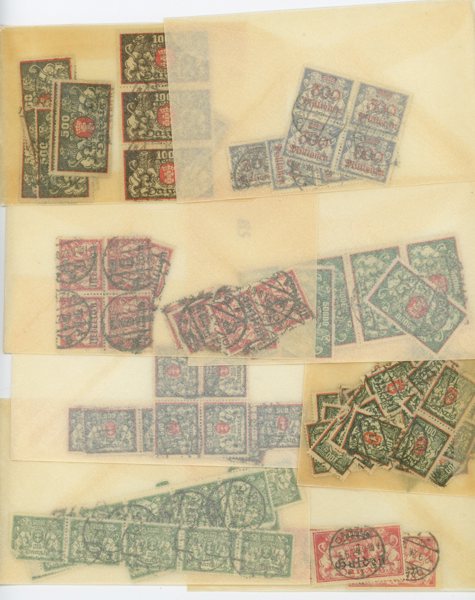 DANZIG: genuin dubblett-lot i perg.påsar.