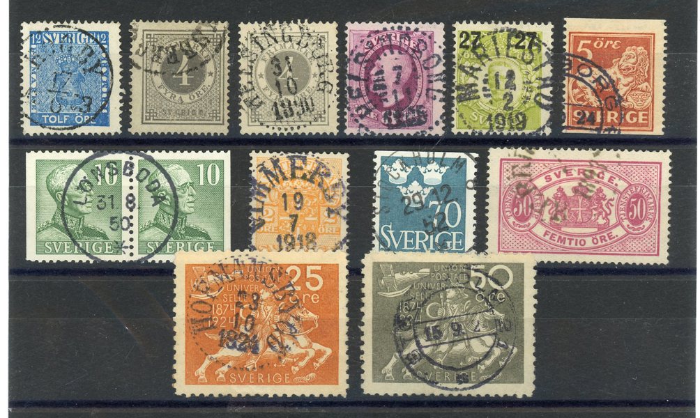 Samling 1855-1963 i FH-album.