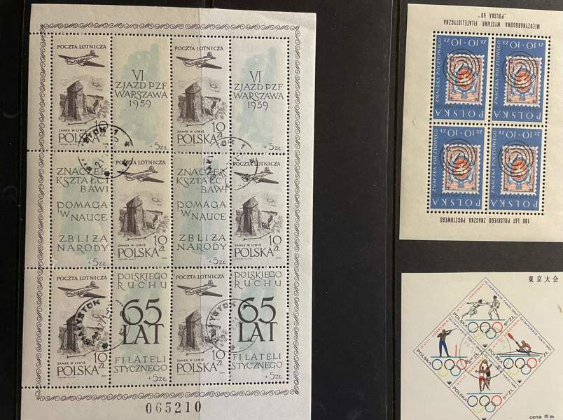 POLEN: mest xx samling över 100st Block och Kleinbogen.