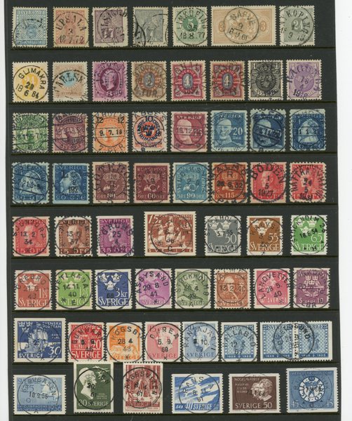 Samling 1855-1960tal i två pärmar.