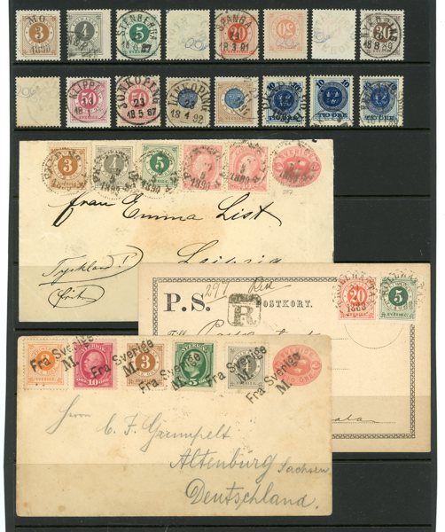 RINGTYP POSTHORN: trevlig samling i nyanser och varianter samt försändelser.