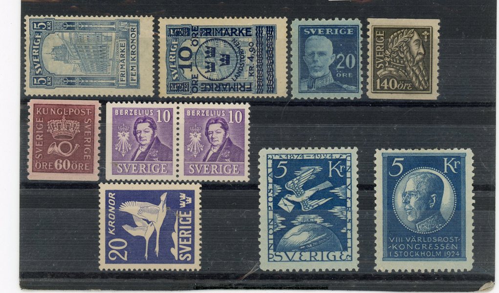 xx/x samling Ringtyp-1969 i Leuchtturm-album.