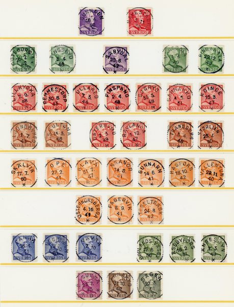 Profil Höger: Underbar lot med 39 superba ex!