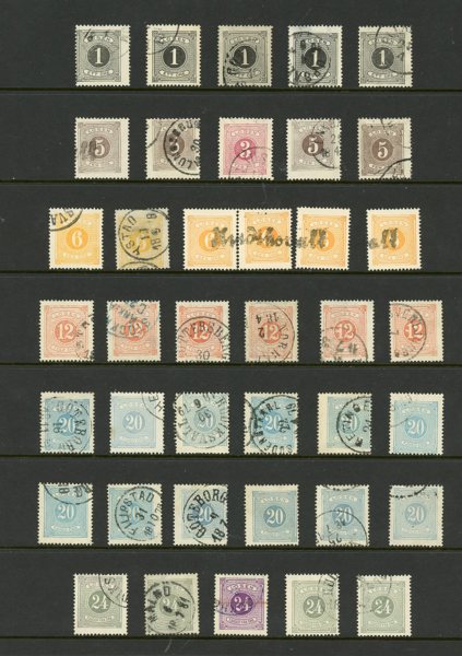 LÖSEN T14: samling med bla 6ex 6öre, 12st 20ö och 5ex 50ö+1kr.