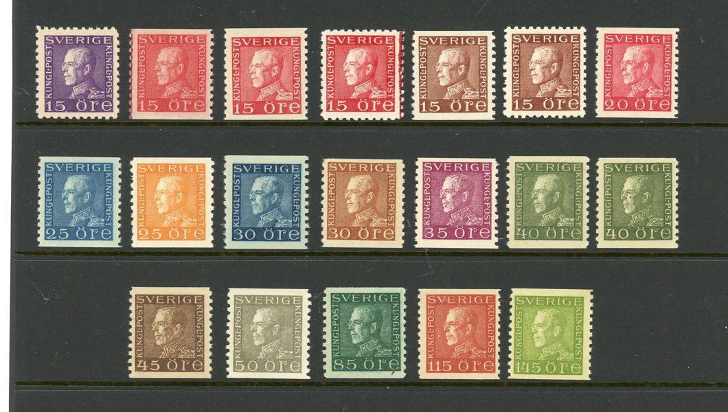 Profil Vänster: 19st xx ex i mycket vacker lot!