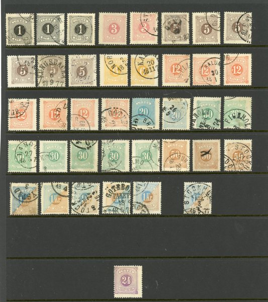 LÖSEN 14: fin lot inkl 6st 1kr.