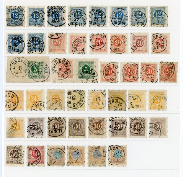 Ringtyp 14: stämplad lot inkl 7ex 4 öre.