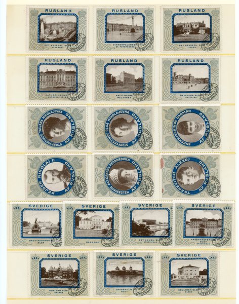 BALTISKA UTSTÄLLNINGEN; 54st olika reklam-märken.