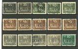 UPU 1924:  lot med bla 55ex 20ö-80öre.