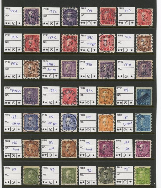 BAND: Profil Vänster: 28ex mest pr-lyx stämplar.