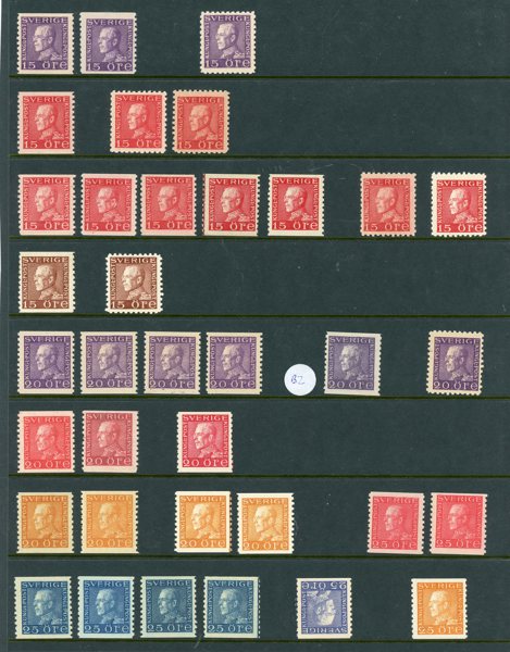 Profil Vänster: xx samling med många bra ex.