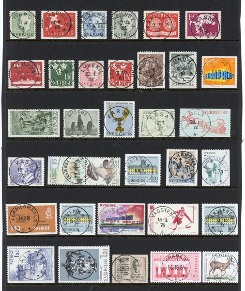 1950-80tal: 51ex med lyxstämplar.