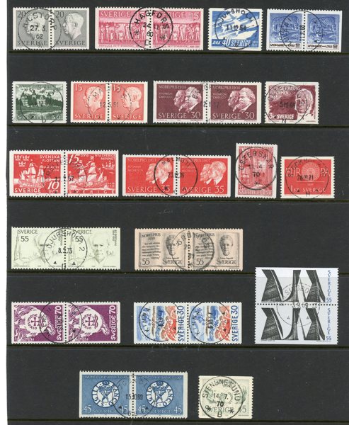 1960-tal: 19ex i lyxig lot, bla 13st BB/SX-par.