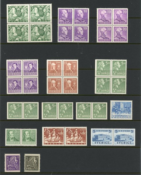 xx lot med bla många bra BC/CB-par.