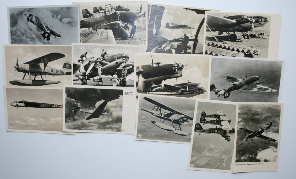 VYKORT REICH; Luftwaffe; samling ca 140st WW II.