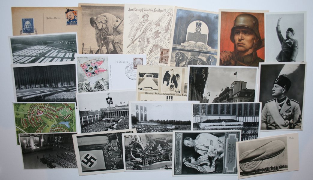 VYKORT REICH: samling 190st 1930-40tal.