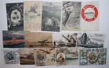 VYKORT REICH; Kriegsmarine WW I, samling 150st.
