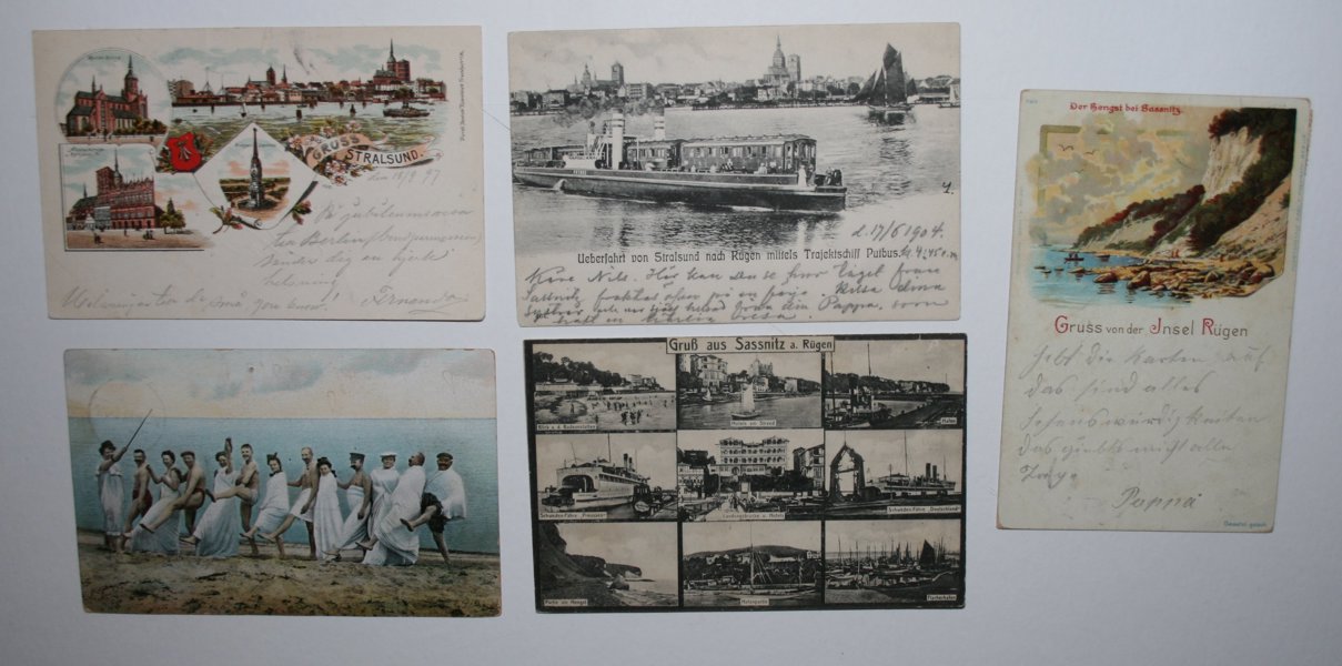 VYKORT REICH: Rügen, Stralsund och Östersjökusten.