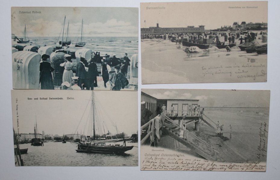 VYKORT REICH;  Östersjö-kusten, 72st gamla