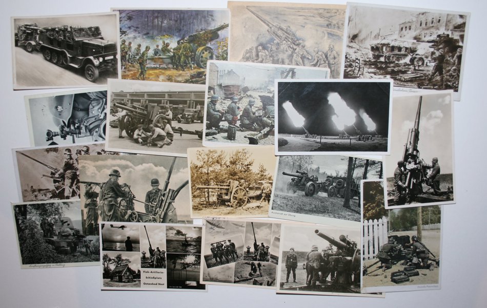 VYKORT REICH Andra Världskriget. Ca 130st mest frankerade.