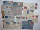 13st bättre Luftpostbrev, bla till Tyskland 1920.