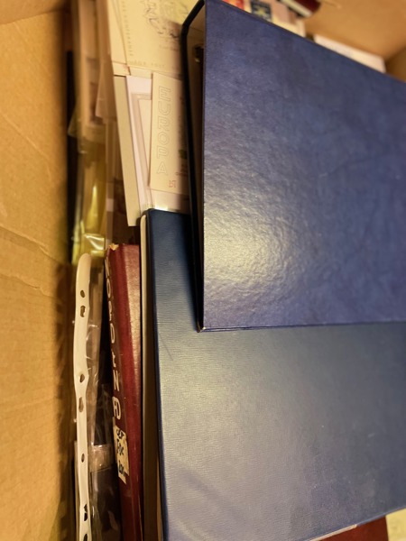 EUROPA CEPT: fyndlåda frimärken och FDC 1950-2000talen