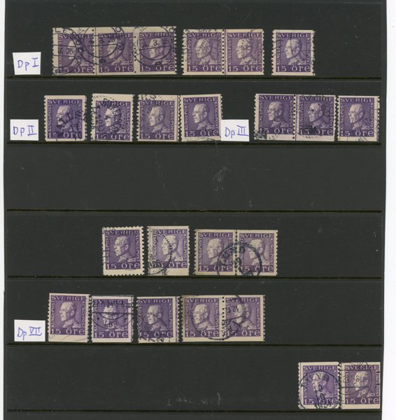 BANDMÄRKEN: lot varianter tex Dubbelpräglingar och Sprickor.