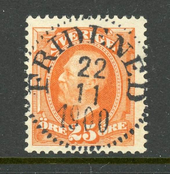 F57 Fridened 22.11.00, perfekt stämpel.