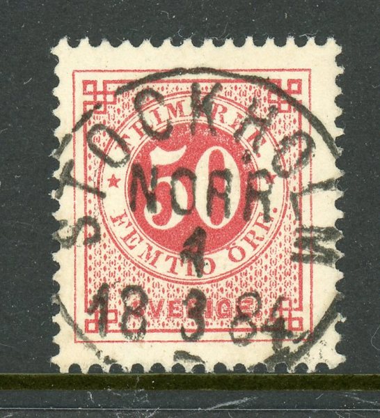 F36 Stockholm 4.3.84, lyxstämpel.