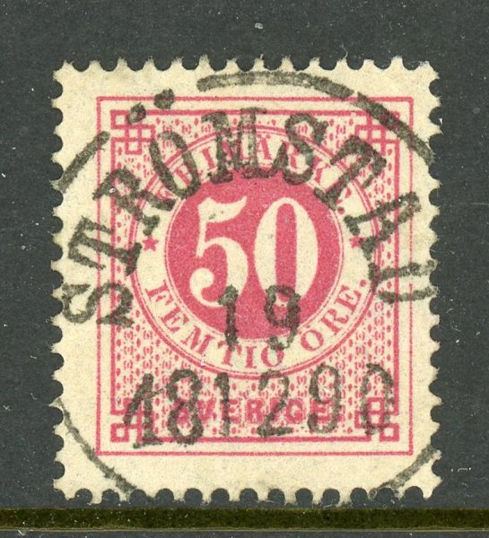 F49 Strömstad 19.12.90, lyx-stämplat ex.