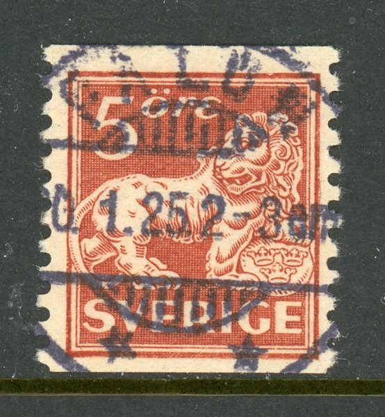 F142 Falun 10.1.25, lyxstämplat ex.