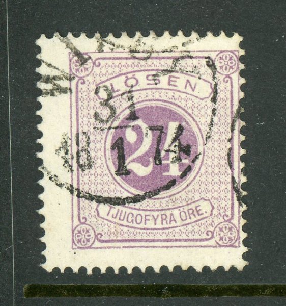 L7a Wisby 31.1.74, vackert ex första månaden.