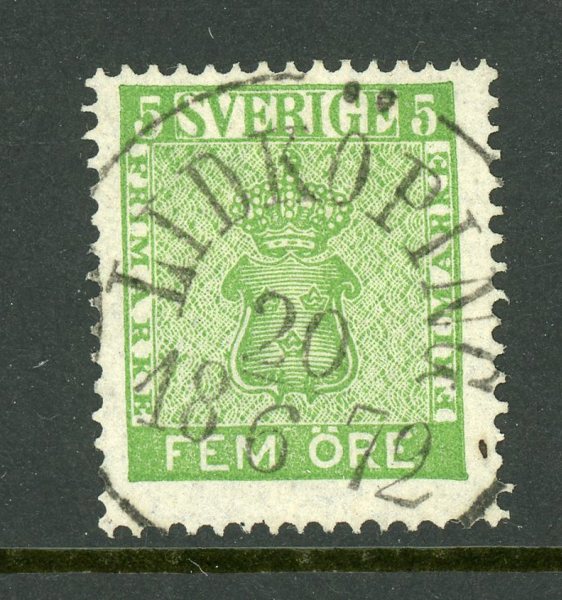 F7 Lidköping 20.6.72, prakt-stämplat ex.