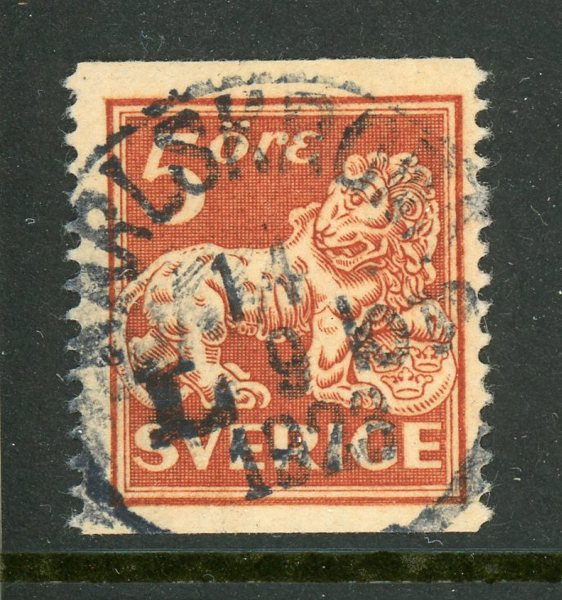 F142Ea Karlskrona 14.9.23, vackert ex av ett ovanligt märke.